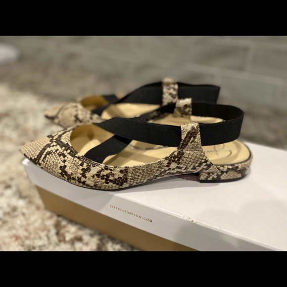 Jessica Simpson Lurina Python Print Shoes Size 8 - Picture 4 of 8